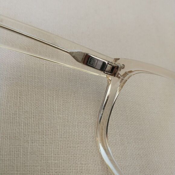 HACKETT BESPOKE Eyeglass Frames HEB091 353 Yellow Clear Rectangular 53-19-145 - Picture 8 of 12